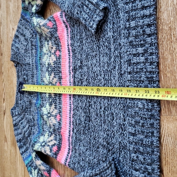 (S) American Eagle Outfitters Rainbow Wool Blend Knit Jegging Sweater Holiday - Picture 4 of 9